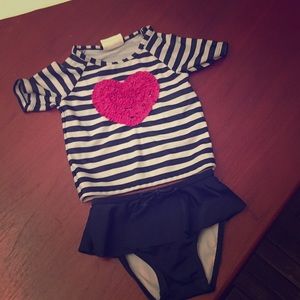 2 piece swim shirt and bottom